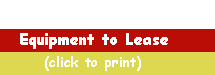 Equipment to Lease