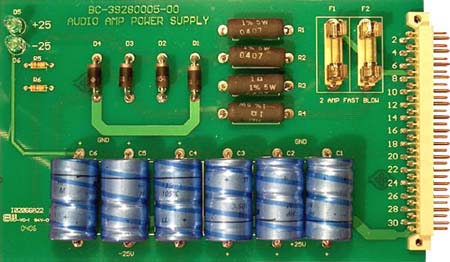 Audio Amplifier Power Supply for Hi-Speed "01" Model Steenbecks